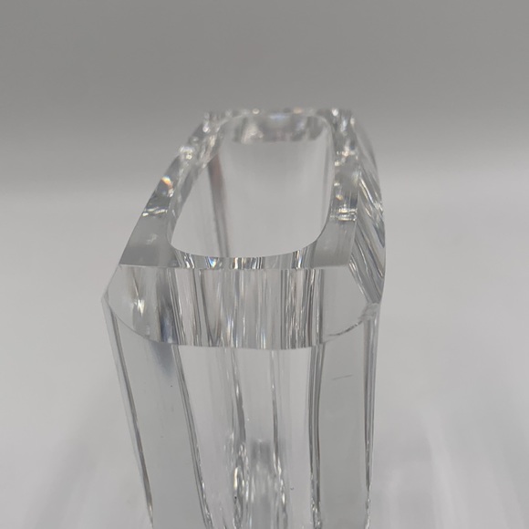 Skruf Signed Crystal Vase, etched. - Picture 7 of 7